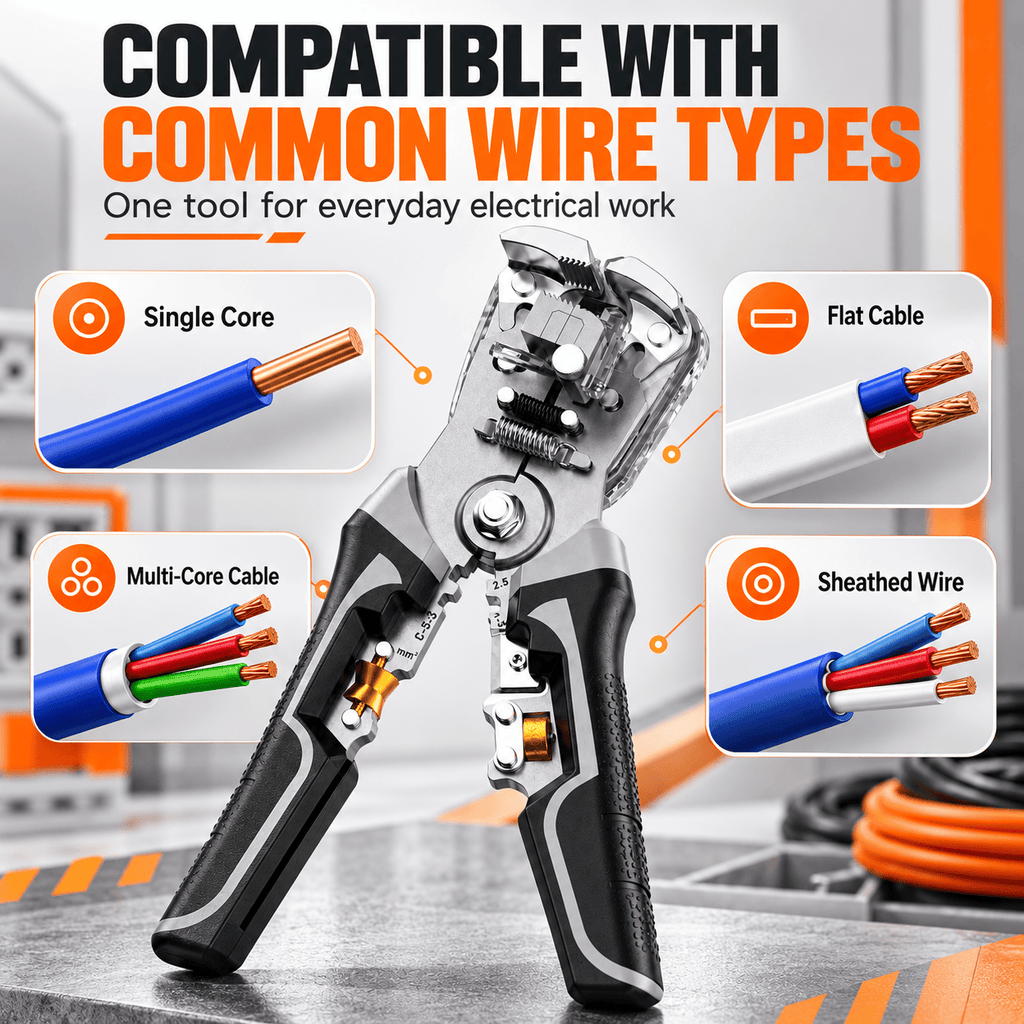4-in-1 Self-Adjusting Wire Stripper