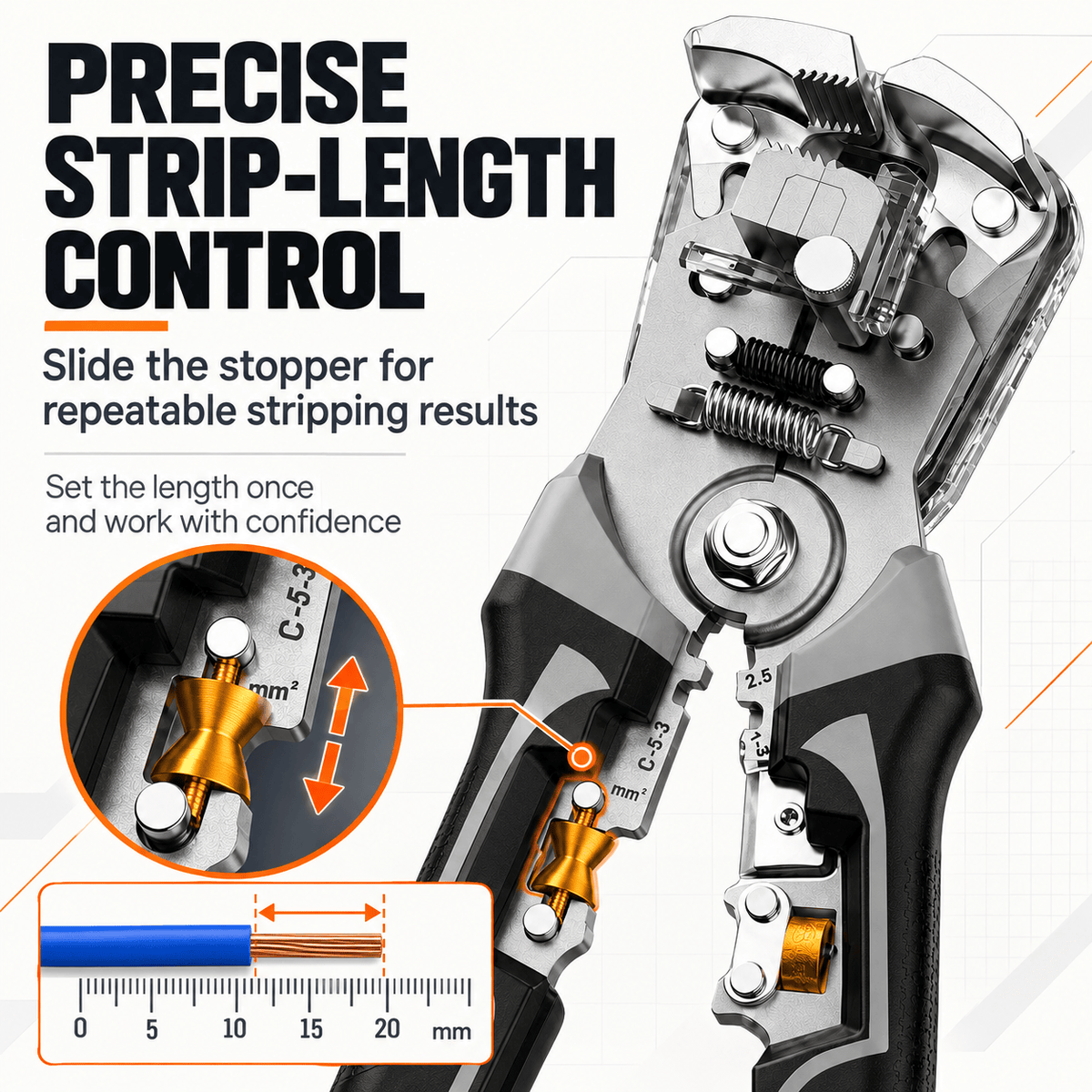 4-in-1 Self-Adjusting Wire Stripper