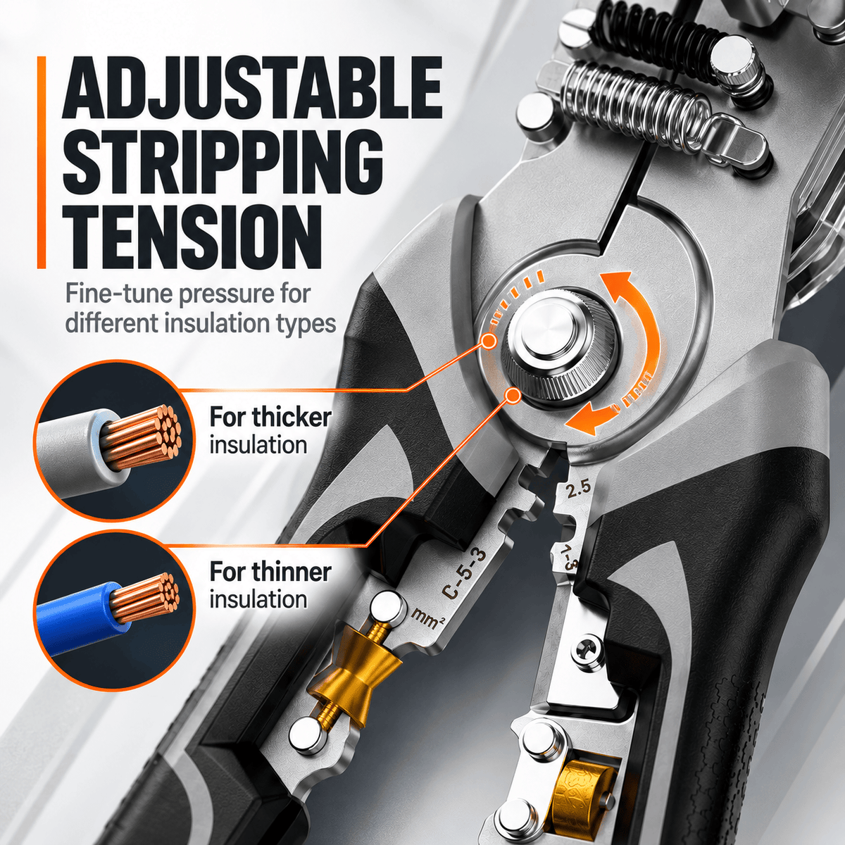 4-in-1 Self-Adjusting Wire Stripper